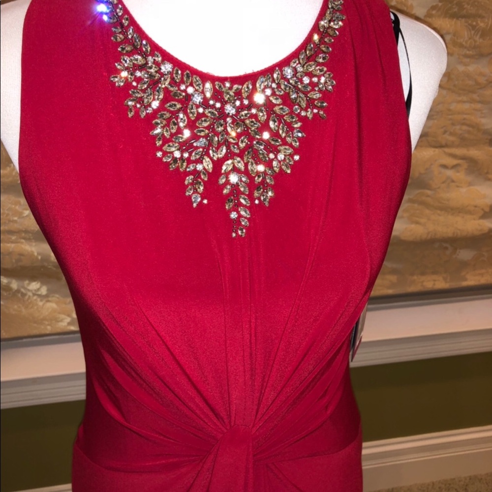 NWT elegant red dress - Picture 3 of 7